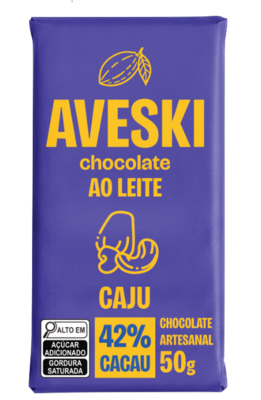 Castanha de Caju Chocolate ao Leite 42% 50g