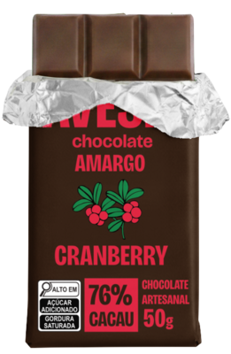 Chocolate with cranberry