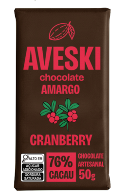 Chocolate amargo cranberry